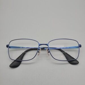 RAY BAN RB 6336M 2510 BLUE METAL AUTHENTIC EYEGLASSES RX 55-16-140